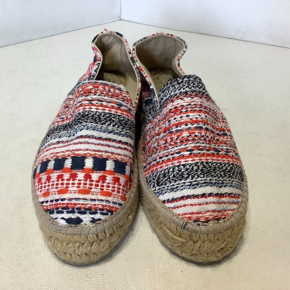 Manebi Espadrilles Tweed Shoes Size 38 Multicolor Made Spain - Picture 6 of 12